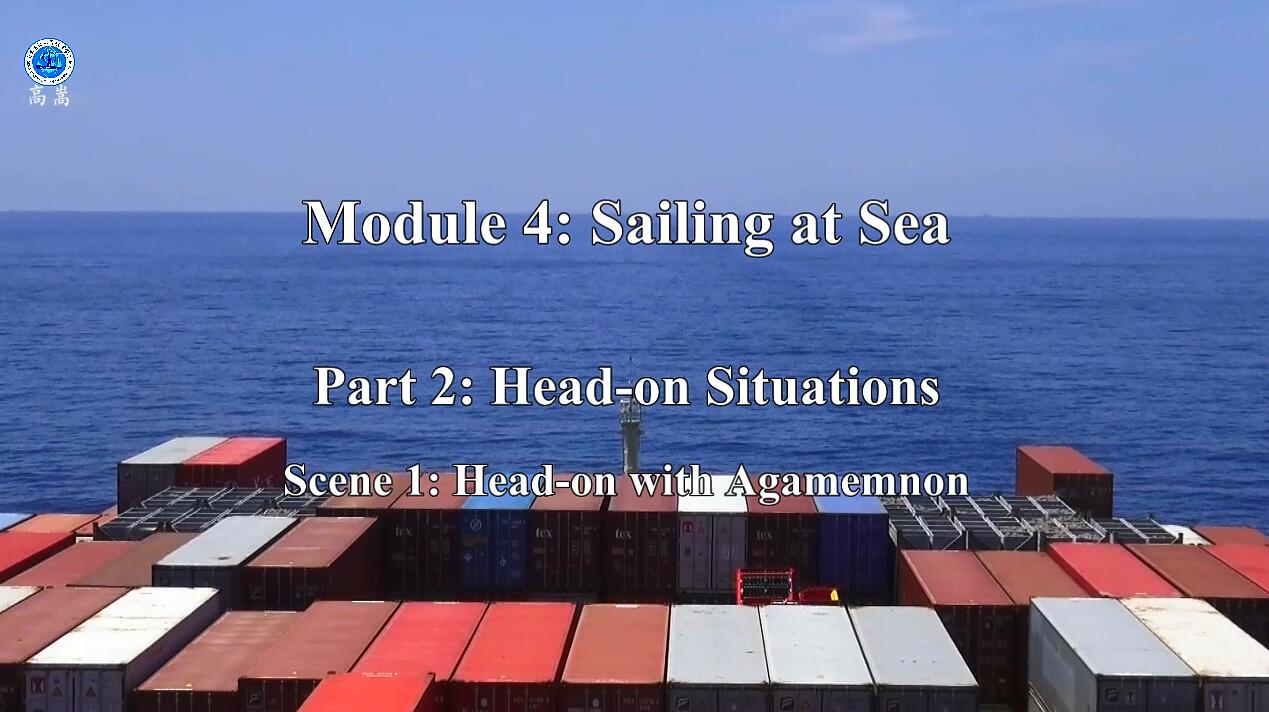 Agamemnon. Head-on with Agamemnon 对遇 